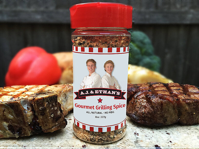 AJ and Ethan's Gourmet Grilling Spice
